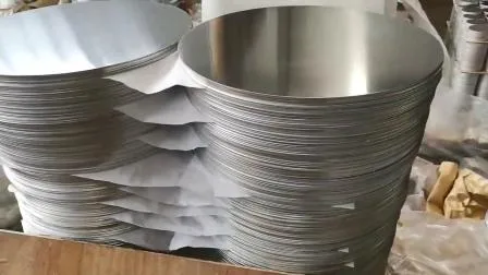 Cercle en aluminium de disque en aluminium de finition de moulin de qualité 1050 1060 3003 pour casserole