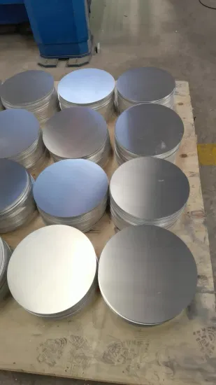 Chine Feuille d'aluminium cercle rond 1050 1060 disque circulaire en aluminium pour batterie de cuisine fabricant